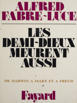 cover image of Les Demi-Dieux meurent aussi